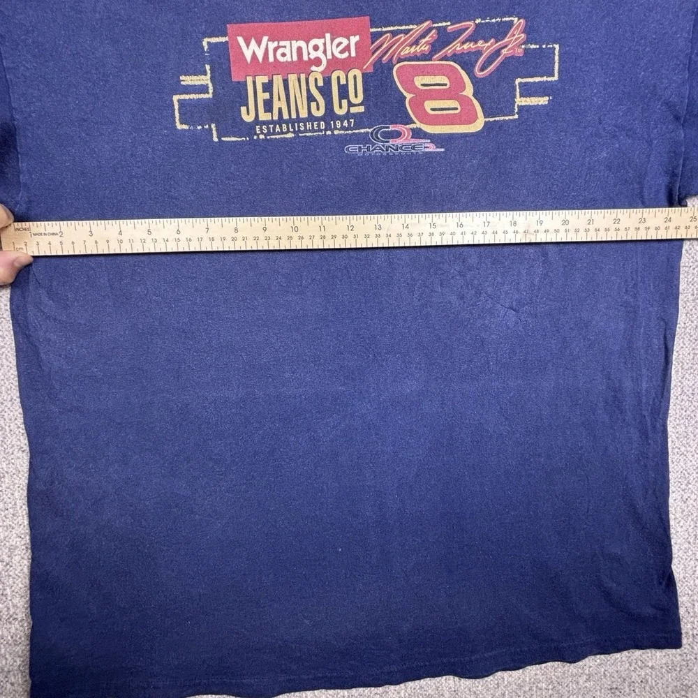 Martin Truex‎ Jr Wrangler #8 Chase Authentic 2004 Vintage T-shirt